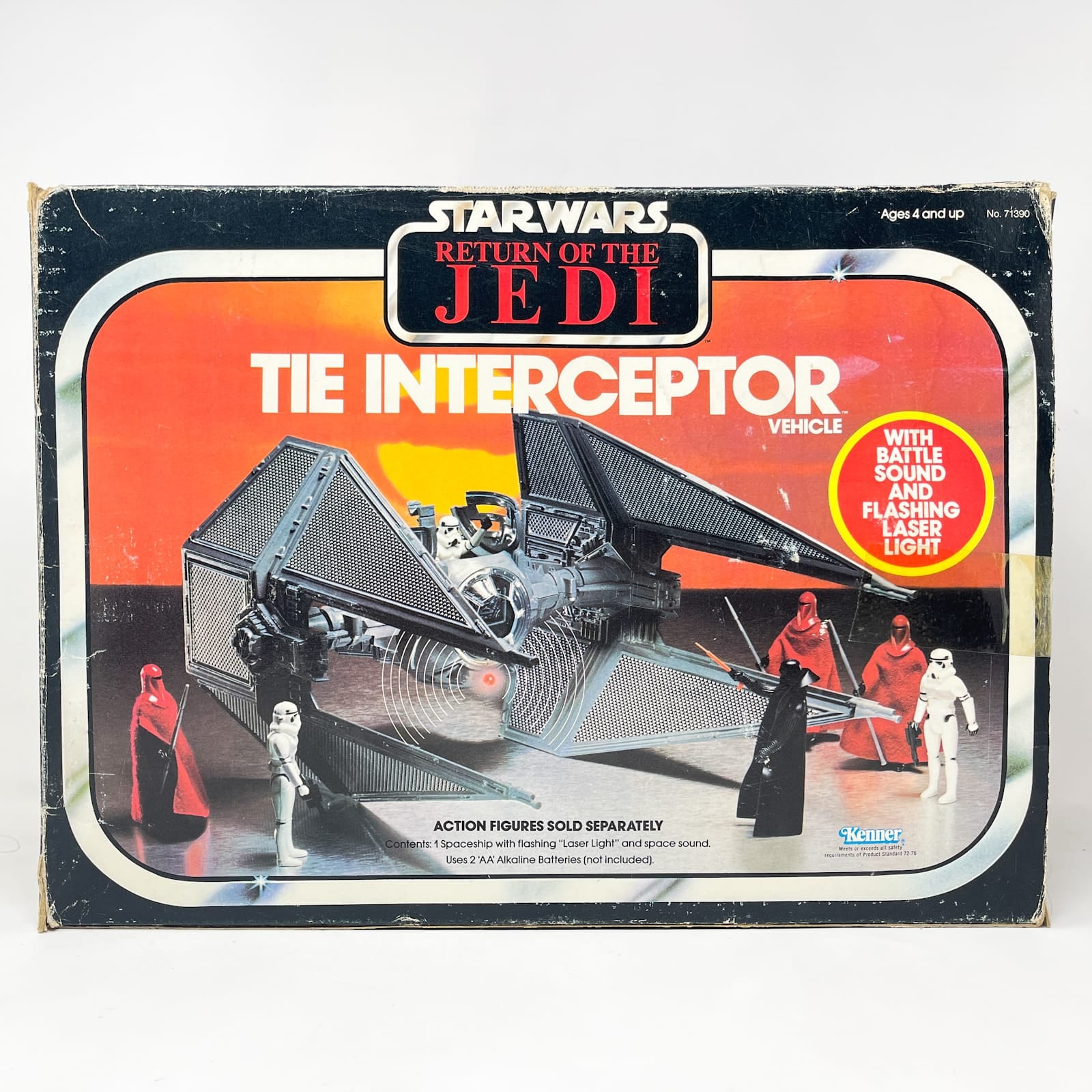 Vintage TIE Interceptor ROTJ Star Wars Kenner Mint in Box Complete