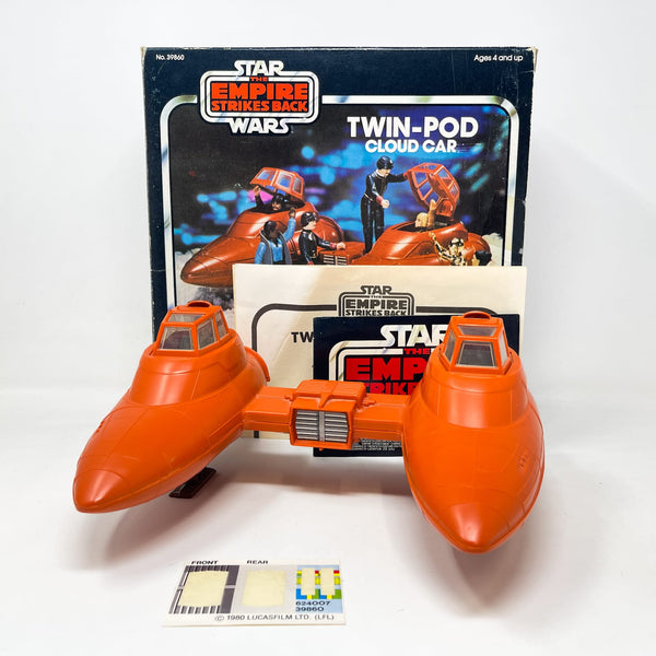 Vintage Star Wars Twin Pod Cloud Car in ESB Box Kenner Toy – 4th