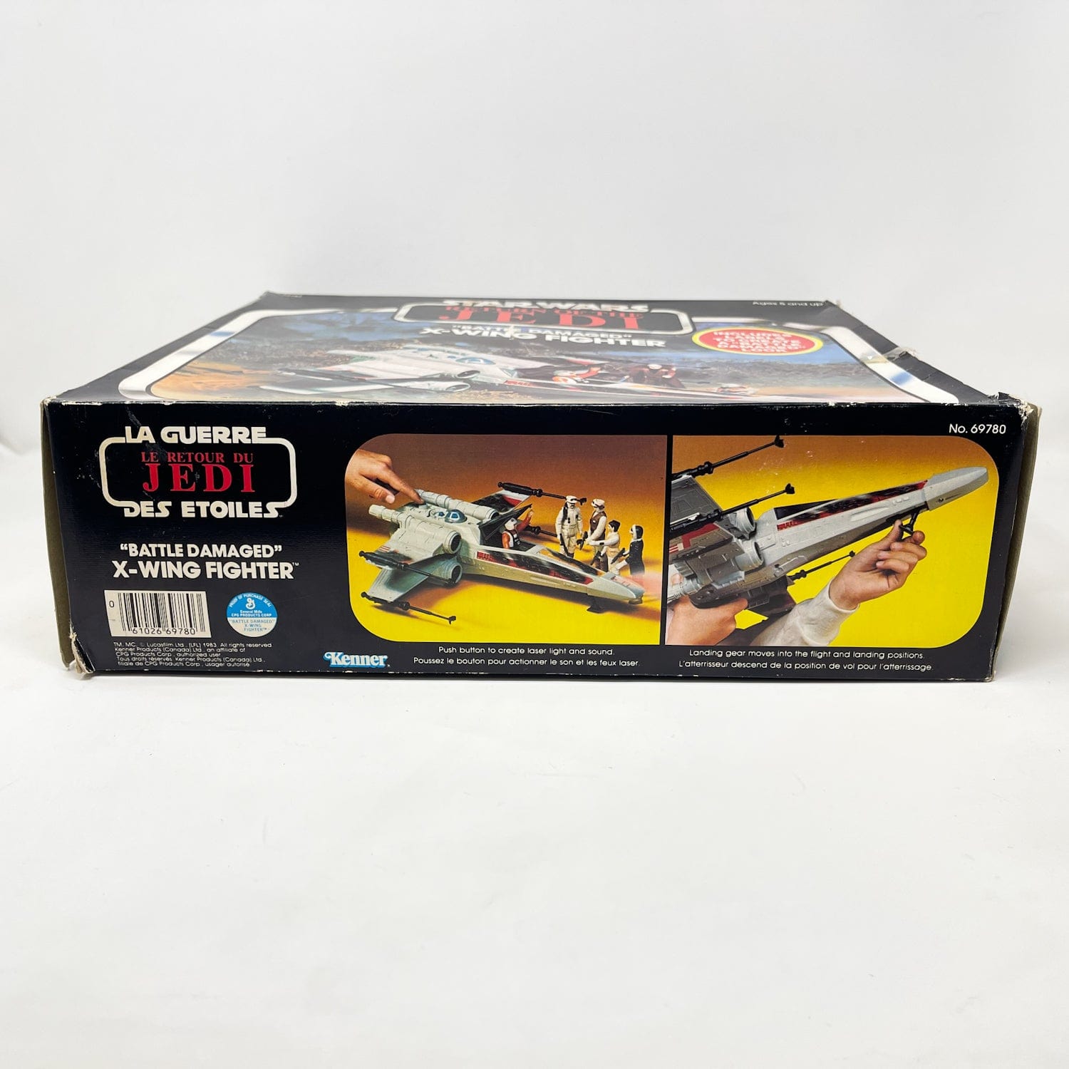 X-Wing Battle Damaged - Complete in Canadian Box Vintage Star Wars