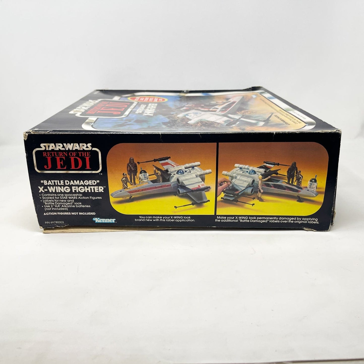 Vintage Kenner Star Wars Vehicle X-Wing Battle Damaged - Complete in Canadian ROTJ Box