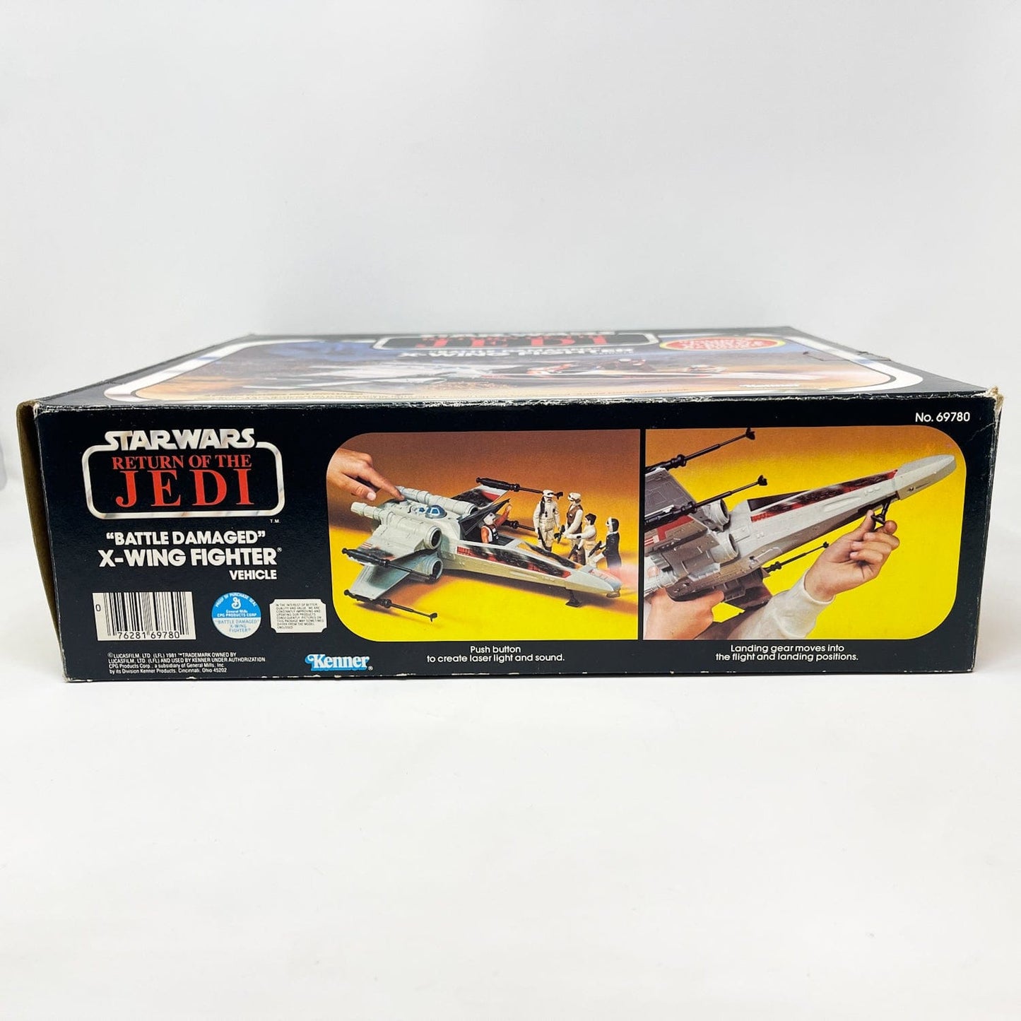 Vintage Kenner Star Wars Vehicle X-Wing Battle Damaged - Complete in ROTJ Box