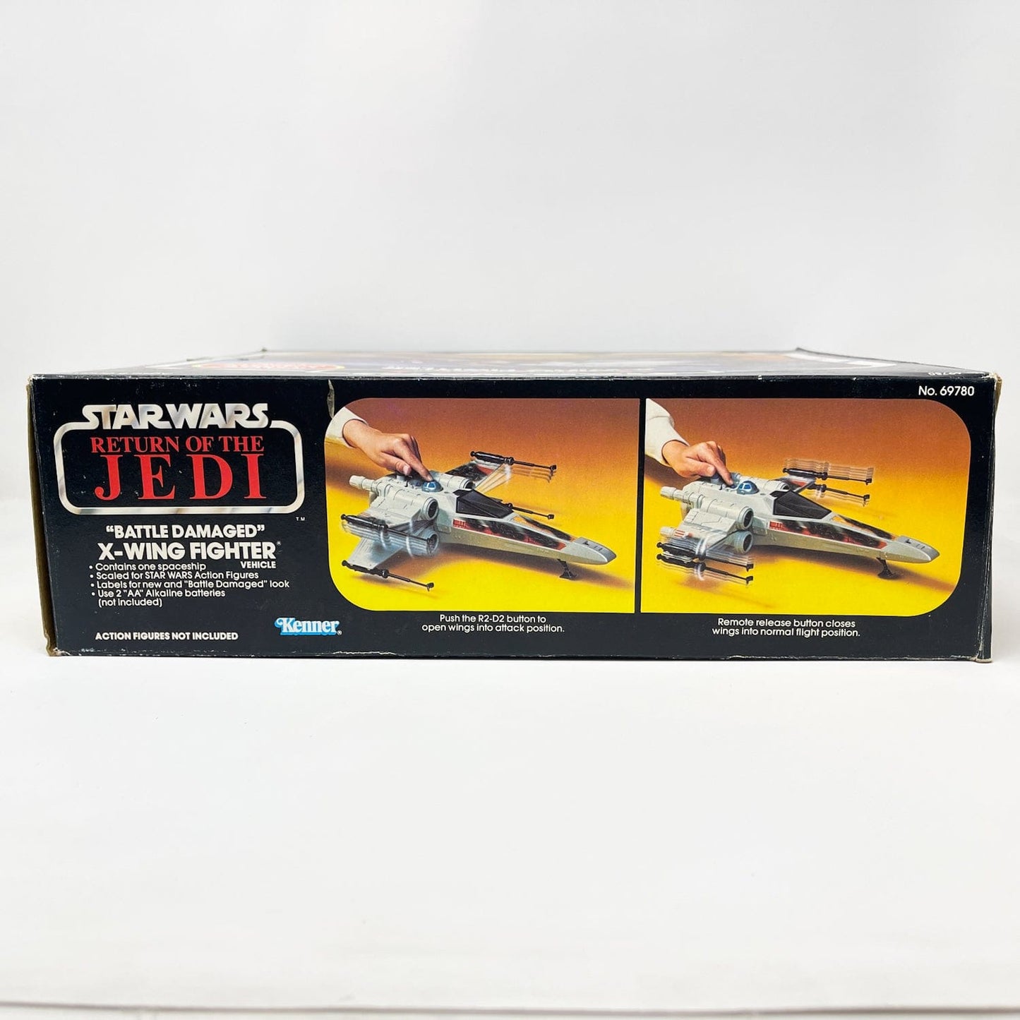 Vintage Kenner Star Wars Vehicle X-Wing Battle Damaged - Complete in ROTJ Box