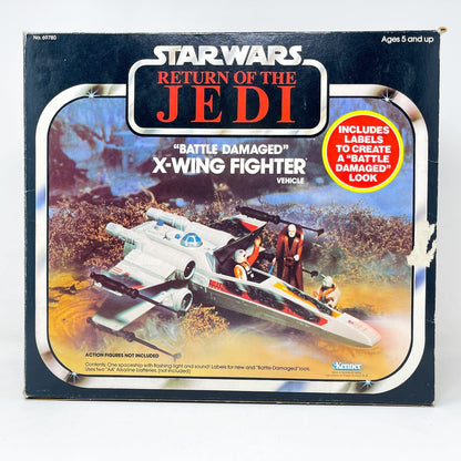 Vintage Kenner Star Wars Vehicle X-Wing Battle Damaged - Complete in ROTJ Box