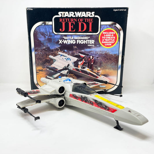 Vintage Kenner Star Wars Vehicle X-Wing Battle Damaged - Complete in ROTJ Box