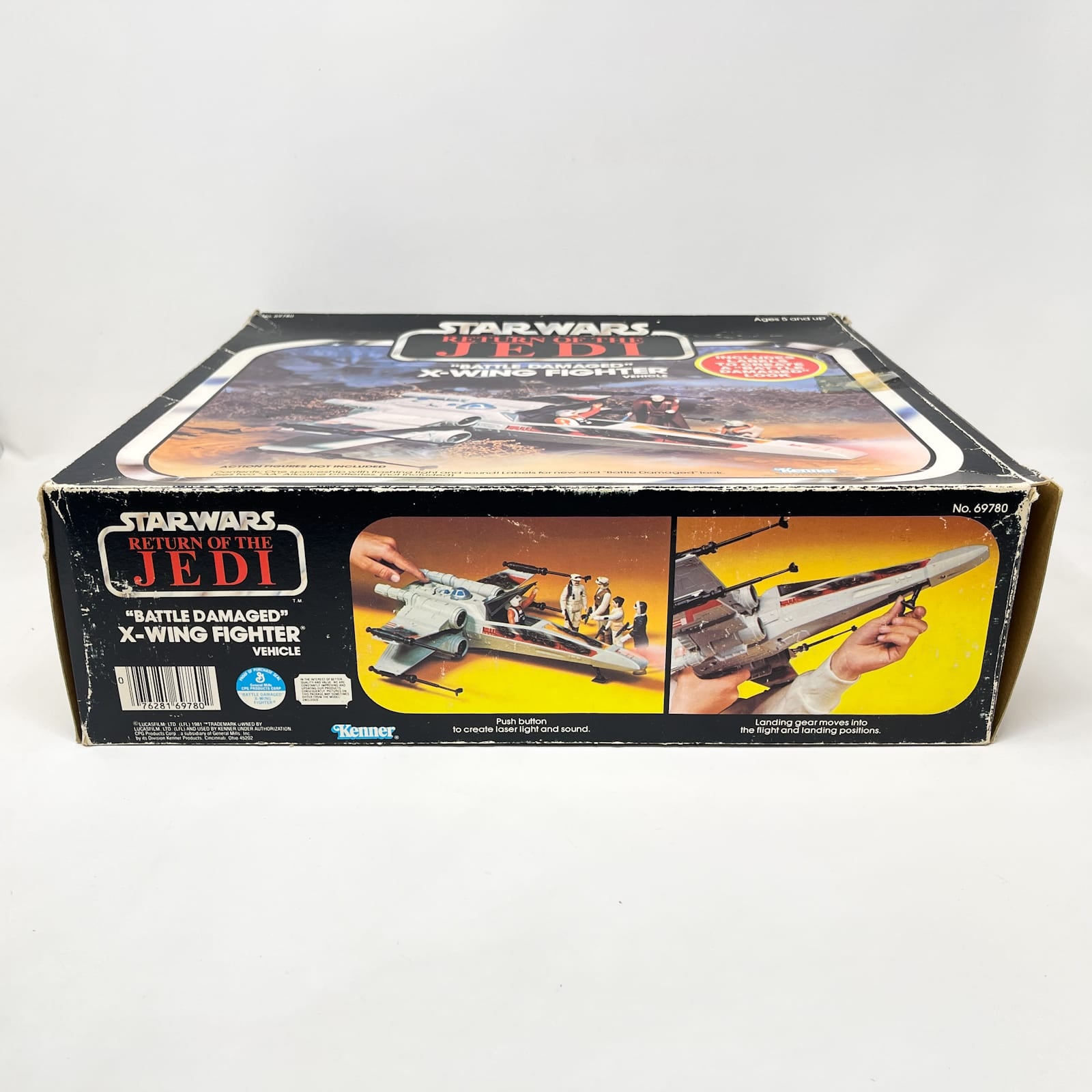 Vintage Kenner Star Wars Vehicle X-Wing Battle Damaged - Complete in ROTJ Box