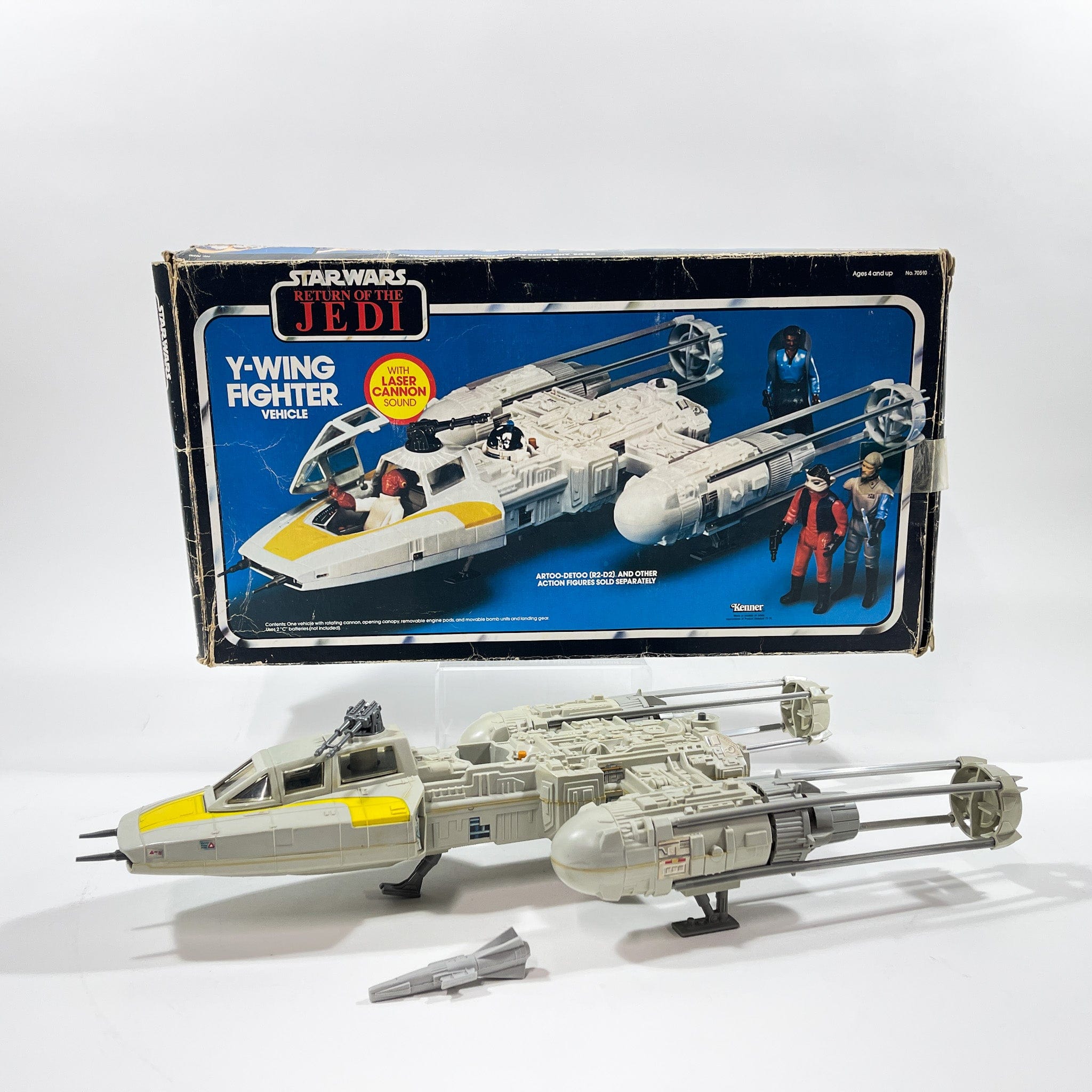 Vintage Y-Wing ROTJ in Box Star Wars Kenner Loose Complete Toy