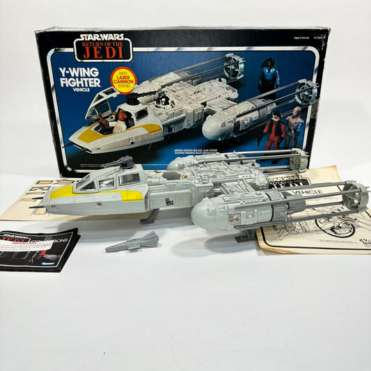 Vintage Kenner Star Wars Vehicle Y-Wing - Complete in ROTJ Box