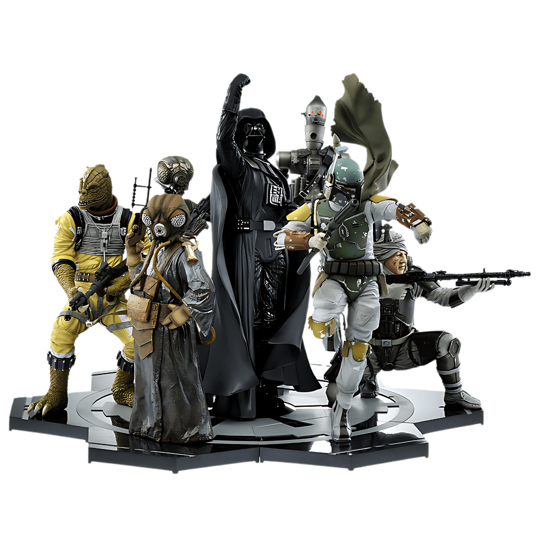 Bounty Hunter Series Statues + Darth Vader (2008) - Kotobukiya Bounty Hunter Series Statues + Darth Vader (2008) - Kotobukiya