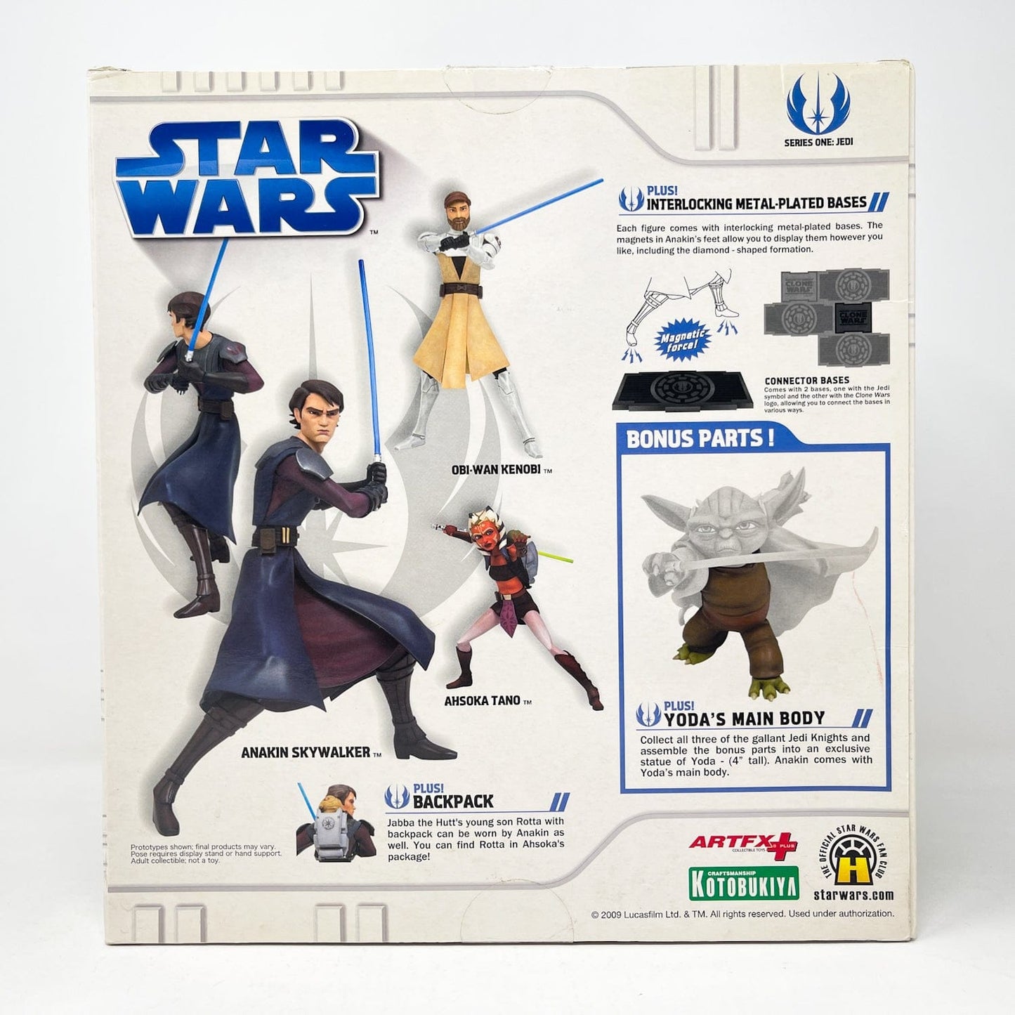 Vintage Kotobukiya ARTFX Star Wars Statues & Busts Kotobukiya Anakin Skywalker Clone Wars Animated Series - Series 1 (2009) - Sealed