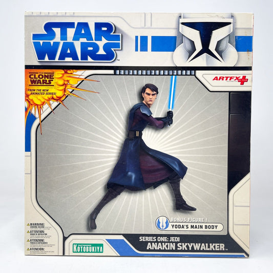 Vintage Kotobukiya ARTFX Star Wars Statues & Busts Kotobukiya Anakin Skywalker Clone Wars Animated Series - Series 1 (2009) - Sealed