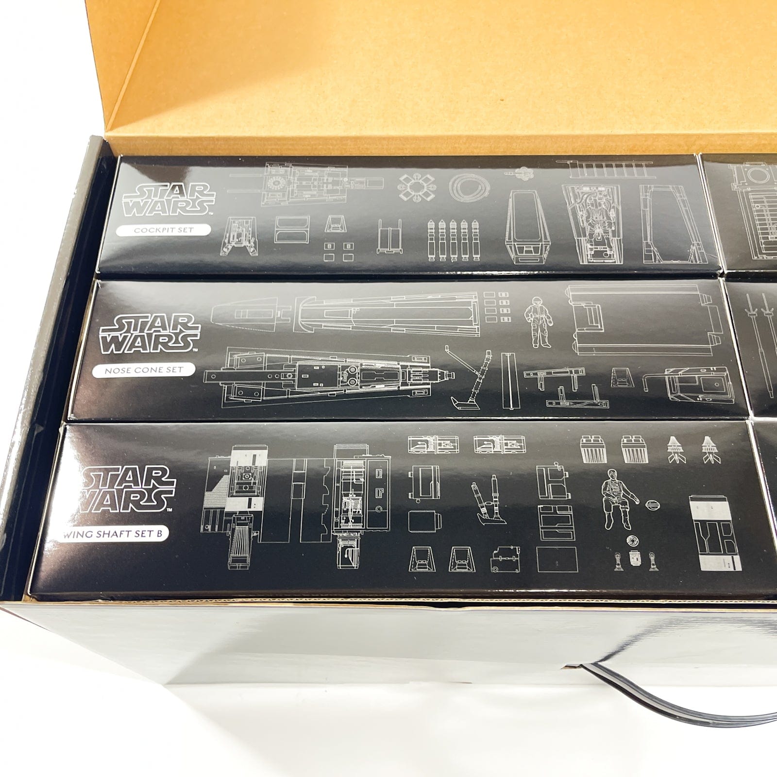 T-65 X-Wing Fighter Cross-Section 3D – Kotobukiya ARTFX Premium