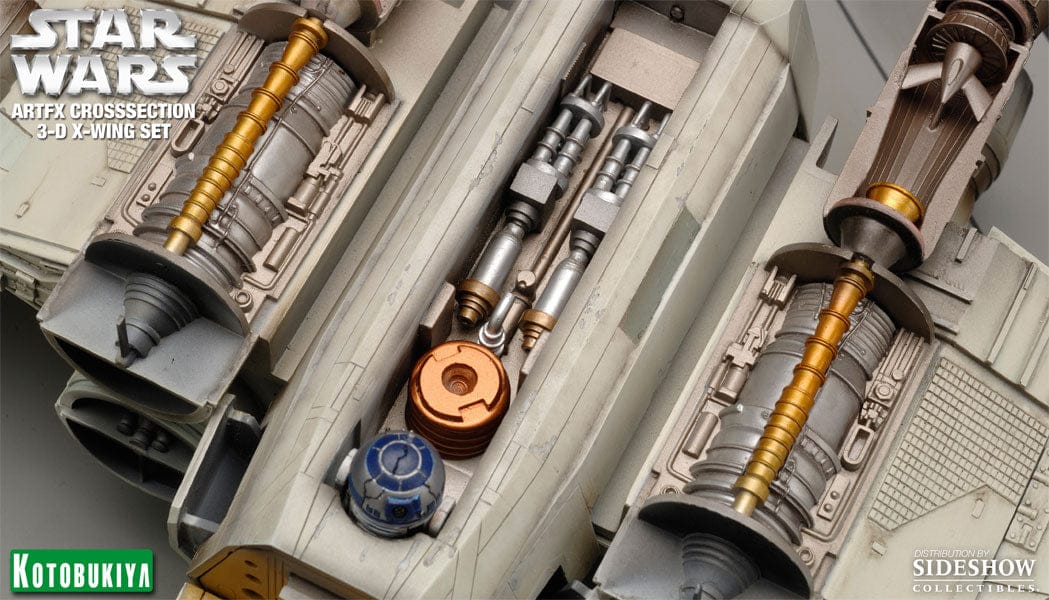 T-65 X-Wing Fighter Cross-Section 3D – Kotobukiya ARTFX Premium