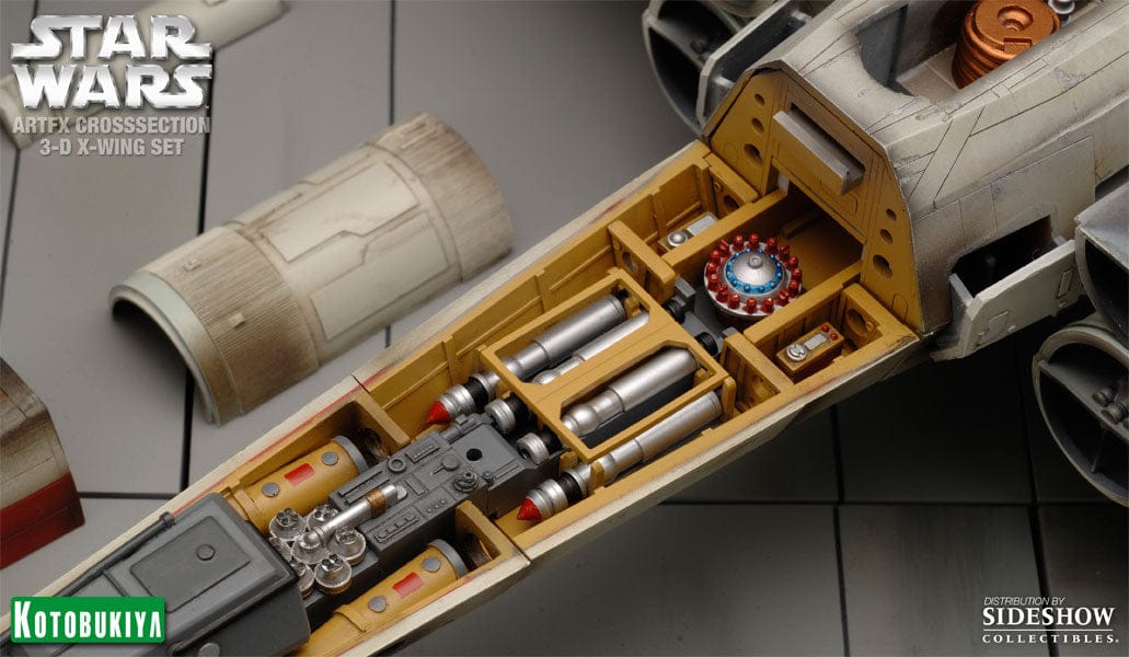 T-65 X-Wing Fighter Cross-Section 3D – Kotobukiya ARTFX Premium