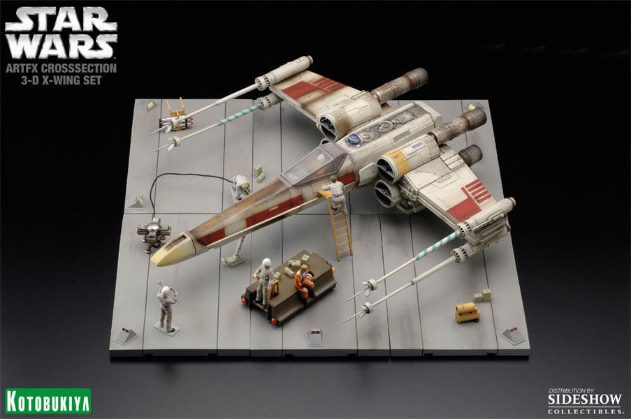 T-65 X-Wing Fighter Cross-Section 3D – Kotobukiya ARTFX Premium