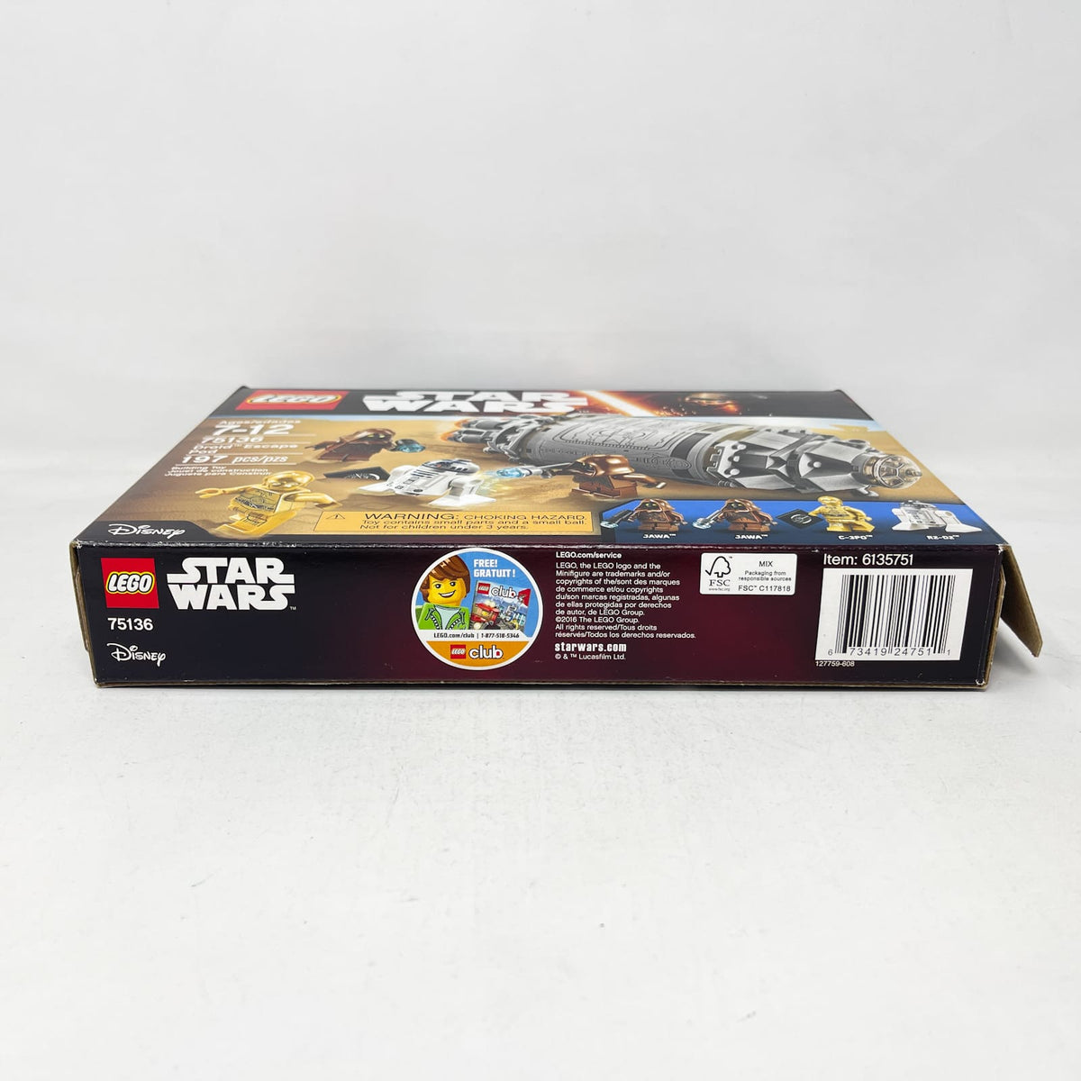 Vintage Lego Star Wars Lego Boxed Droid Escape Pod – LEGO Star Wars Set #75136
