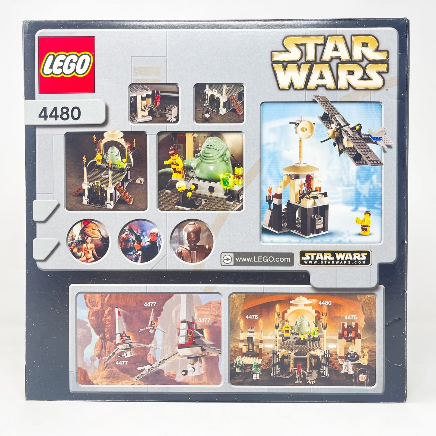 Vintage Lego Star Wars Lego Boxed LEGO 4480 Jabba's Palace - Star Wars (2003 Retired) - Sealed