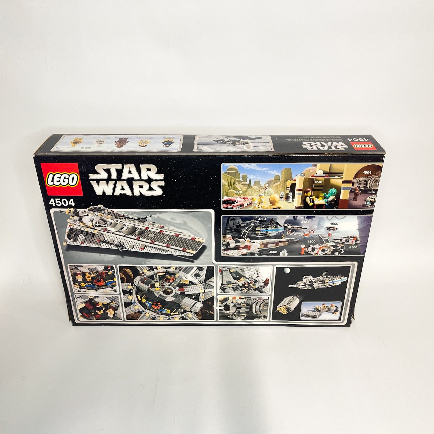 Lego 4504 Millennium Falcon Original Trilogy box (2004 Retired) - Complete w/ Box