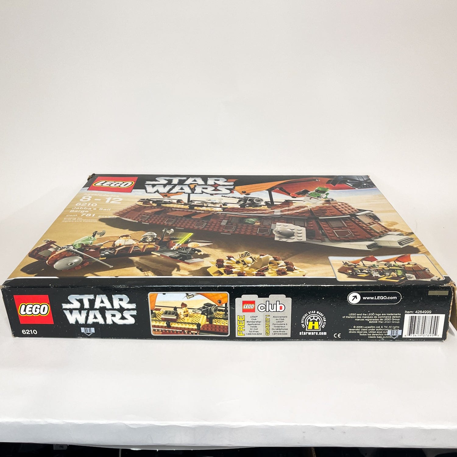 Lego 6210 Jabba's Sail Barge (2006 Retired) - Complete w/ Box