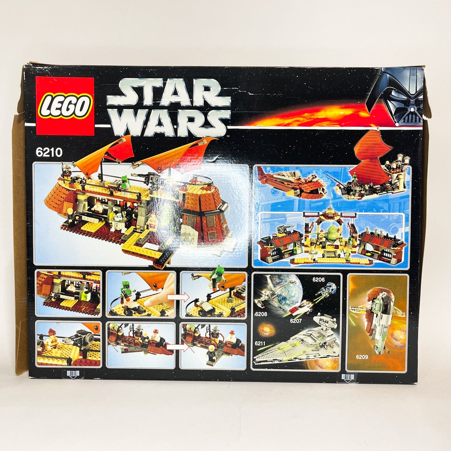 Lego 6210 Jabba's Sail Barge (2006 Retired) - Complete w/ Box