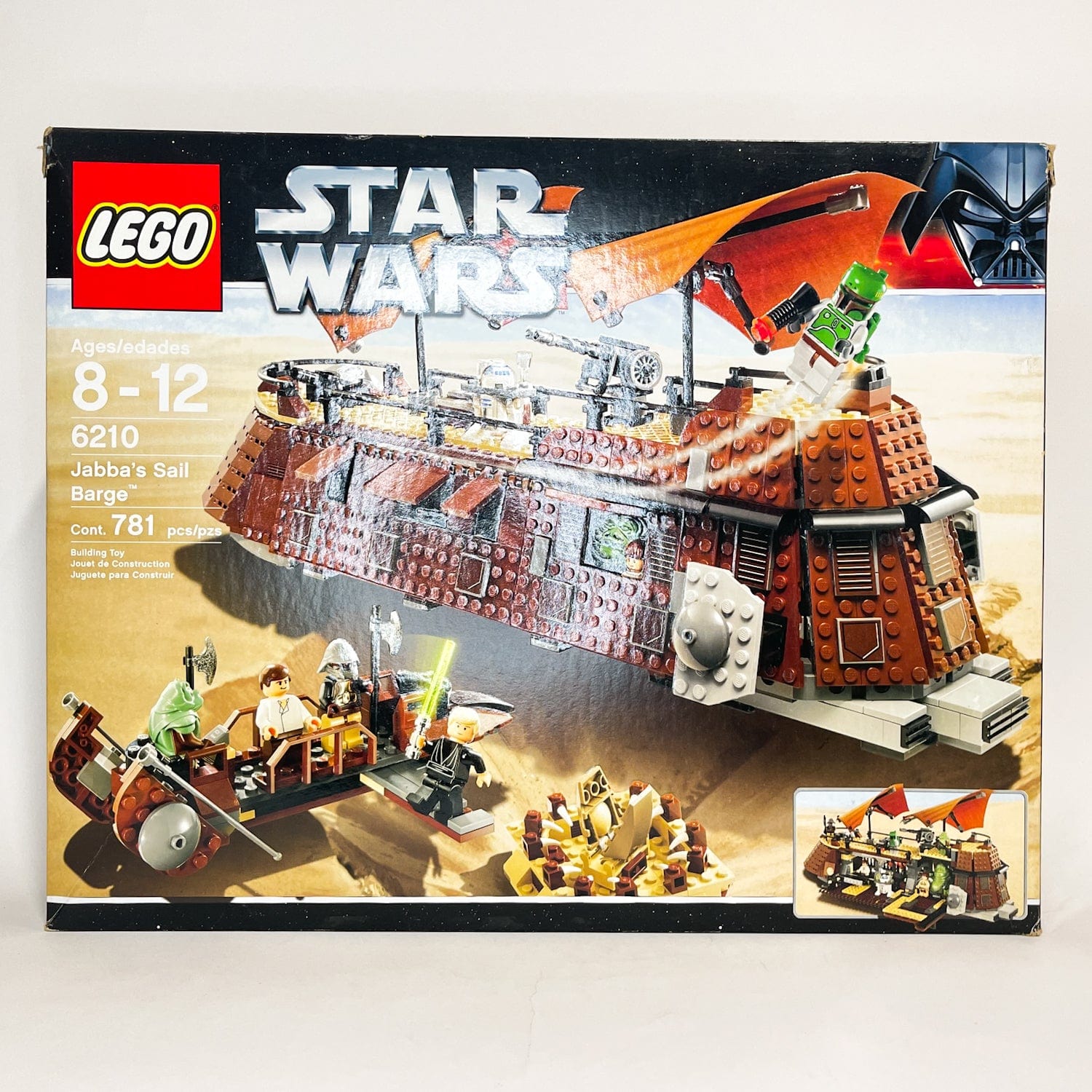Lego 6210 Jabba's Sail Barge (2006 Retired) - Complete w/ Box