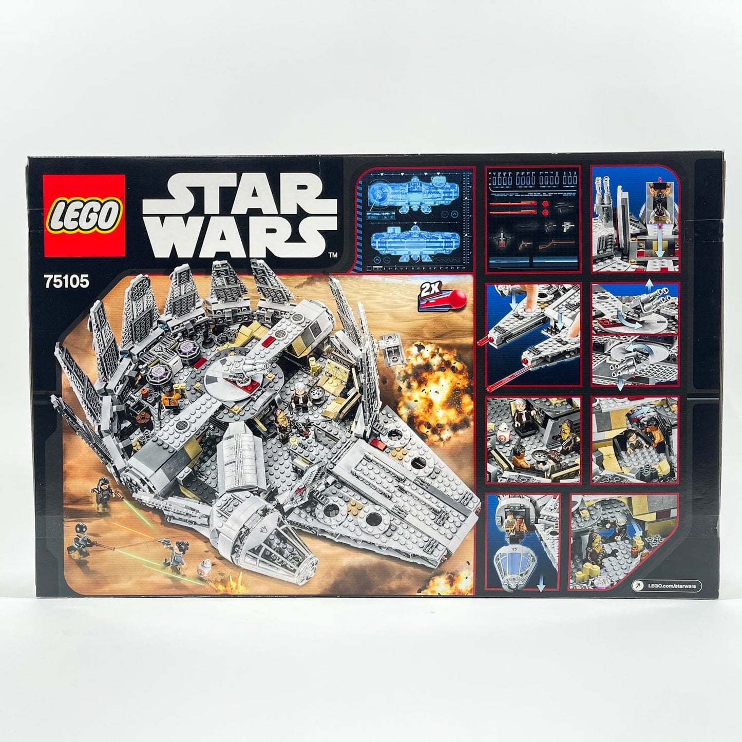 Vintage Lego Star Wars Lego Boxed Lego 75105 Millennium Falcon (2015) - Sealed