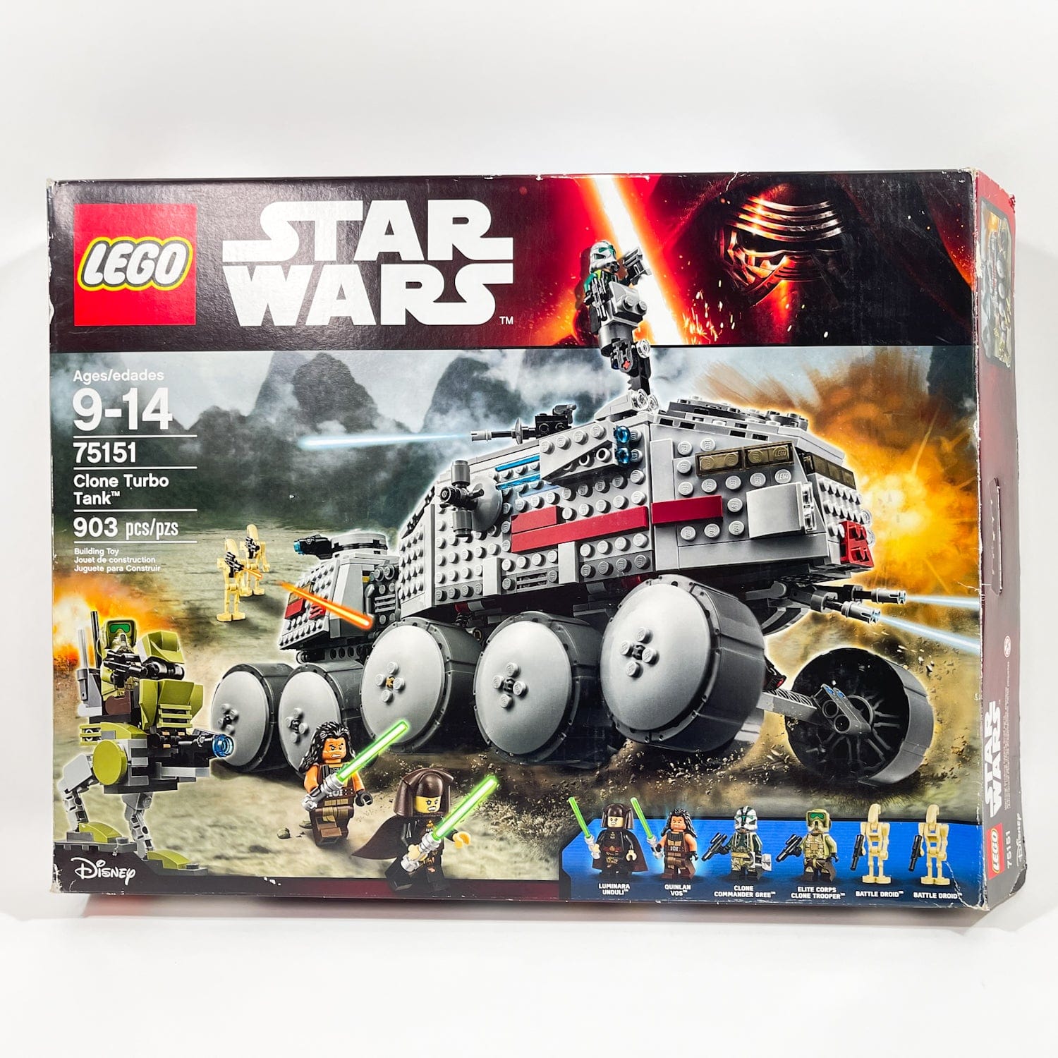 Vintage Lego Star Wars Lego Boxed Lego 75151 Clone Turbo Tank (2016) - Open Box w/ Sealed Bags