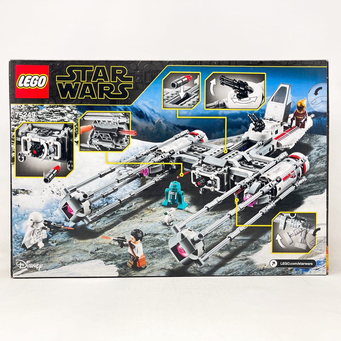 Vintage Lego Star Wars Lego Boxed Lego 75249 Resistence Y-Wing Starfighter - Retired (2019) - Sealed