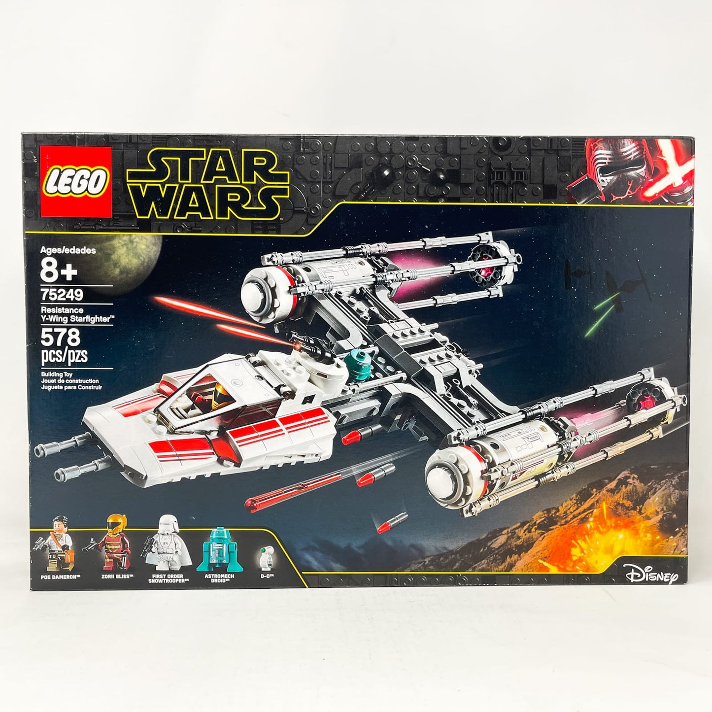 Vintage Lego Star Wars Lego Boxed Lego 75249 Resistence Y-Wing Starfighter - Retired (2019) - Sealed