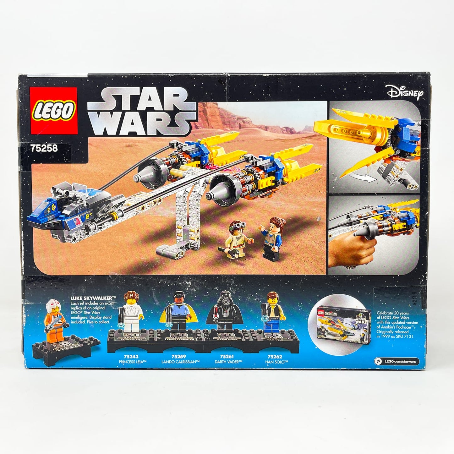 Vintage Lego Star Wars Lego Boxed Lego 75258 - Anakin's Podracer – 20th Anniversary Edition - Sealed