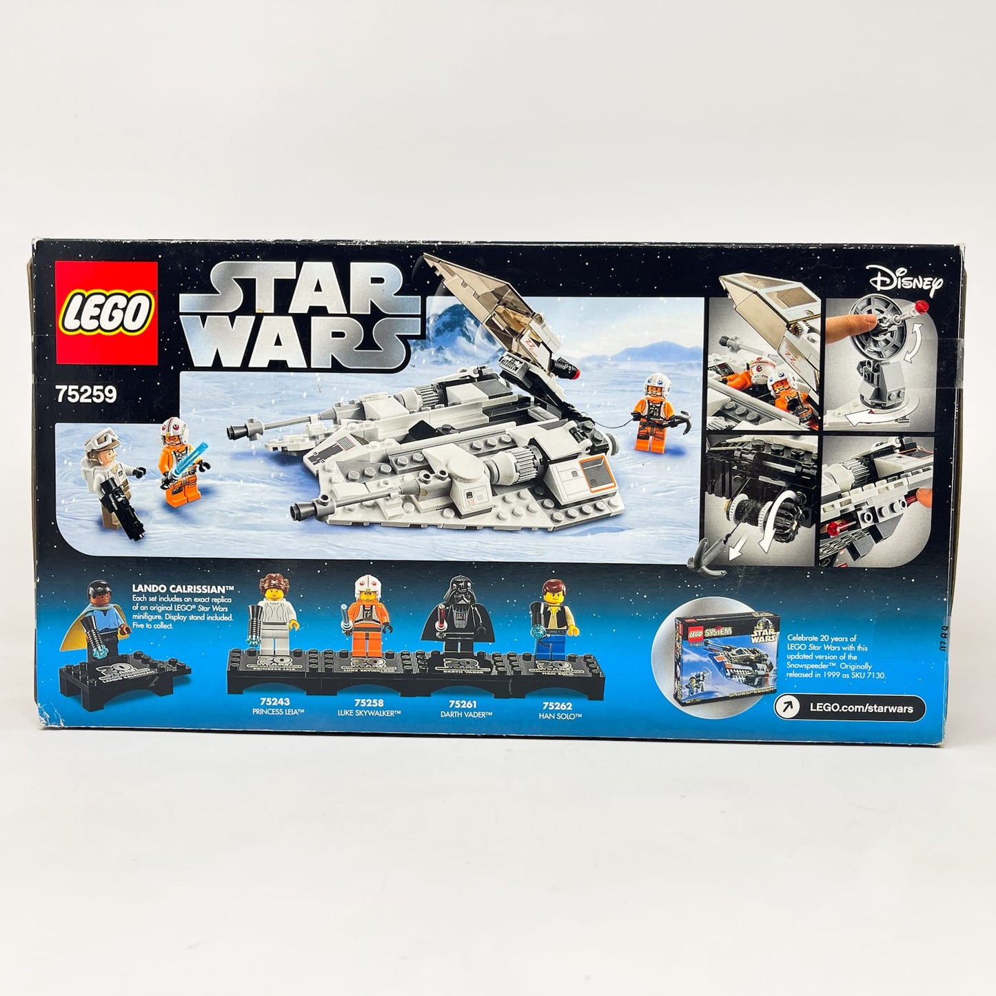 Vintage Lego Star Wars Lego Boxed Lego 75259 - Snowspeeder – 20th Anniversary Edition - Sealed