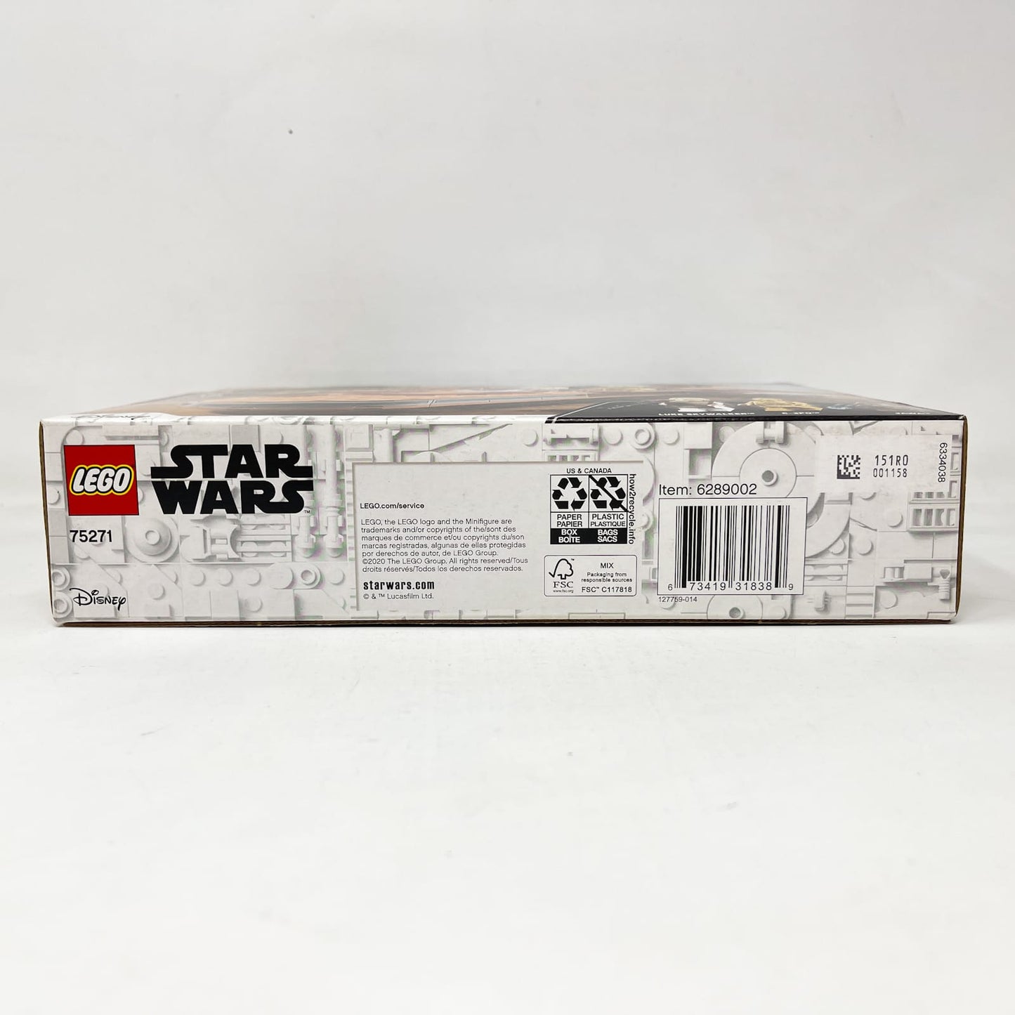 Vintage Lego Star Wars Lego Boxed Lego 75271 Luke Skywalker's Landspeeder (2021) - Sealed