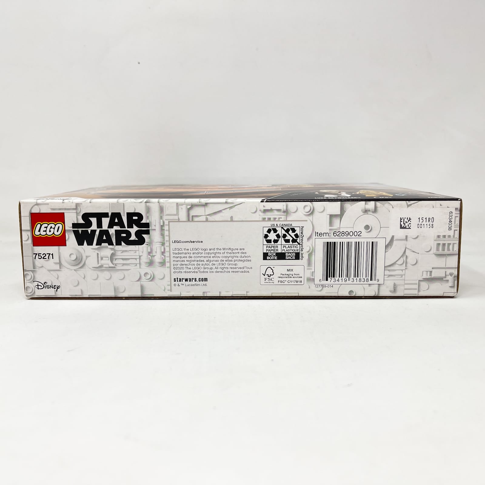 Vintage Lego Star Wars Lego Boxed Lego 75271 Luke Skywalker's Landspeeder (2021) - Sealed