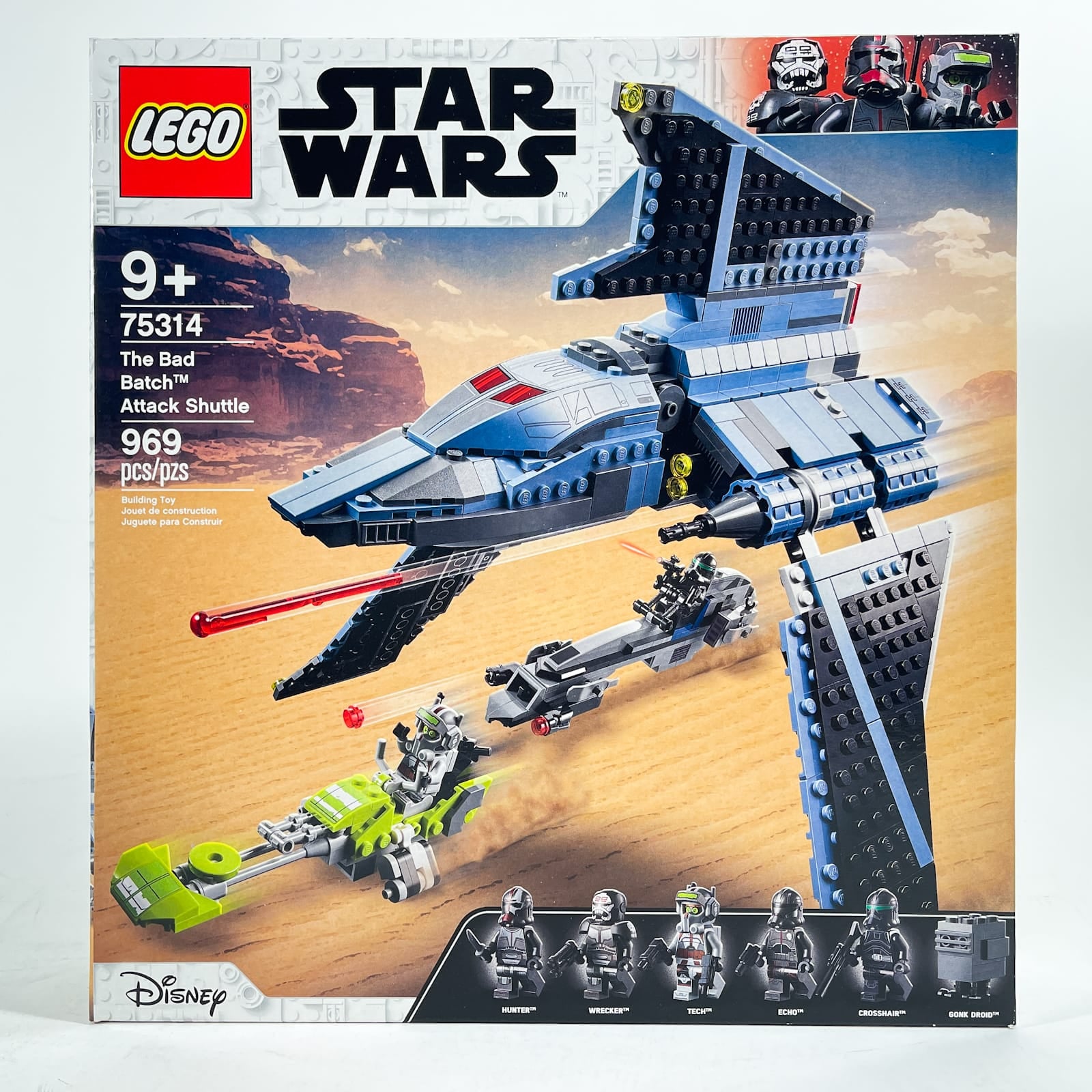 Vintage Lego Star Wars Lego Boxed Lego 75314 The Bad Batch Attack Shuttle (2021) - Sealed