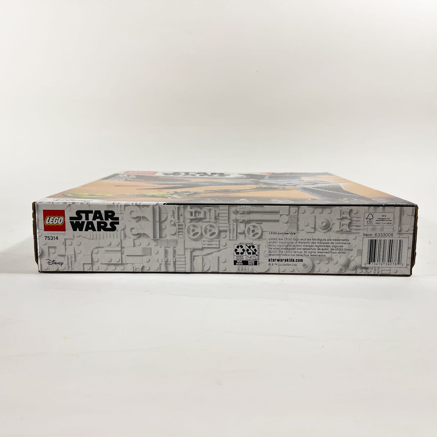 Vintage Lego Star Wars Lego Boxed Lego 75314 The Bad Batch Attack Shuttle (2021) - Sealed