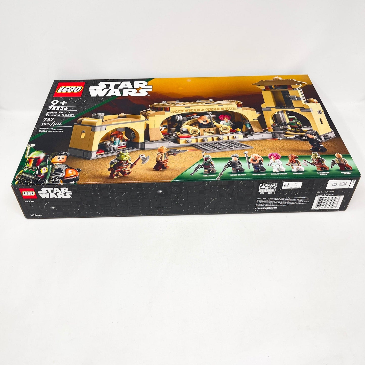 Vintage Lego Star Wars Lego Boxed Lego 75326 - Boba Fett's Throne Room - BOBF (Retired)