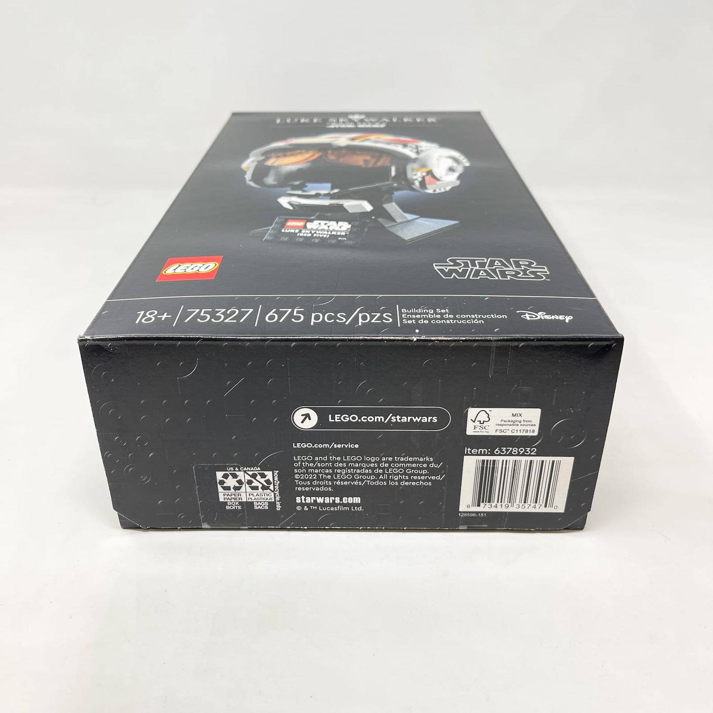 Vintage Lego Star Wars Lego Boxed Lego 75327 Luke Skywalker (Red Five) Helmet (2022) - Sealed