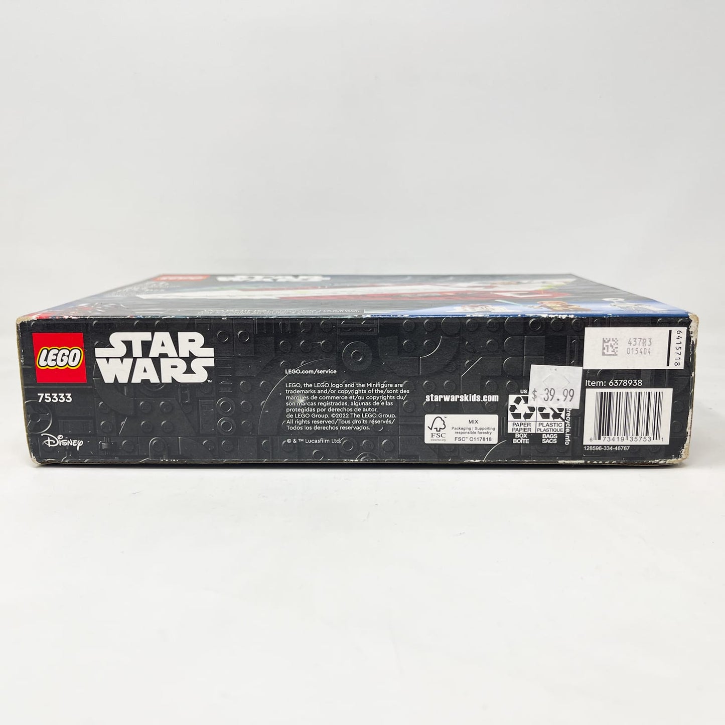 Vintage Lego Star Wars Lego Boxed Lego 75333 - Obi-Wan Kenobi's Jedi Starfighter - Star Wars (2022 Retired)