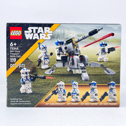 Vintage Lego Star Wars Lego Boxed Lego 75345 501st Clone Troopers Battle Pack (2023) - Sealed
