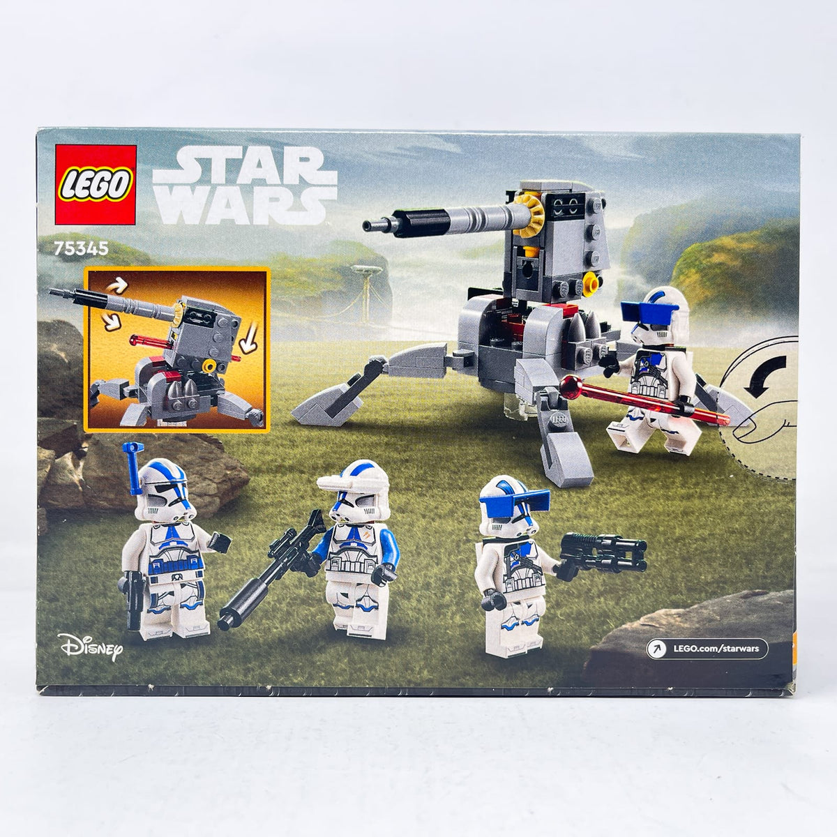 Vintage Lego Star Wars Lego Boxed Lego 75345 501st Clone Troopers Battle Pack (2023) - Sealed