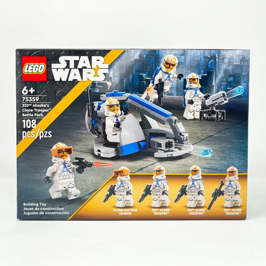 Vintage Lego Star Wars Lego Boxed Lego 75359  332nd Ahsoka's Clone Trooper Battle Pack (2023) - Sealed