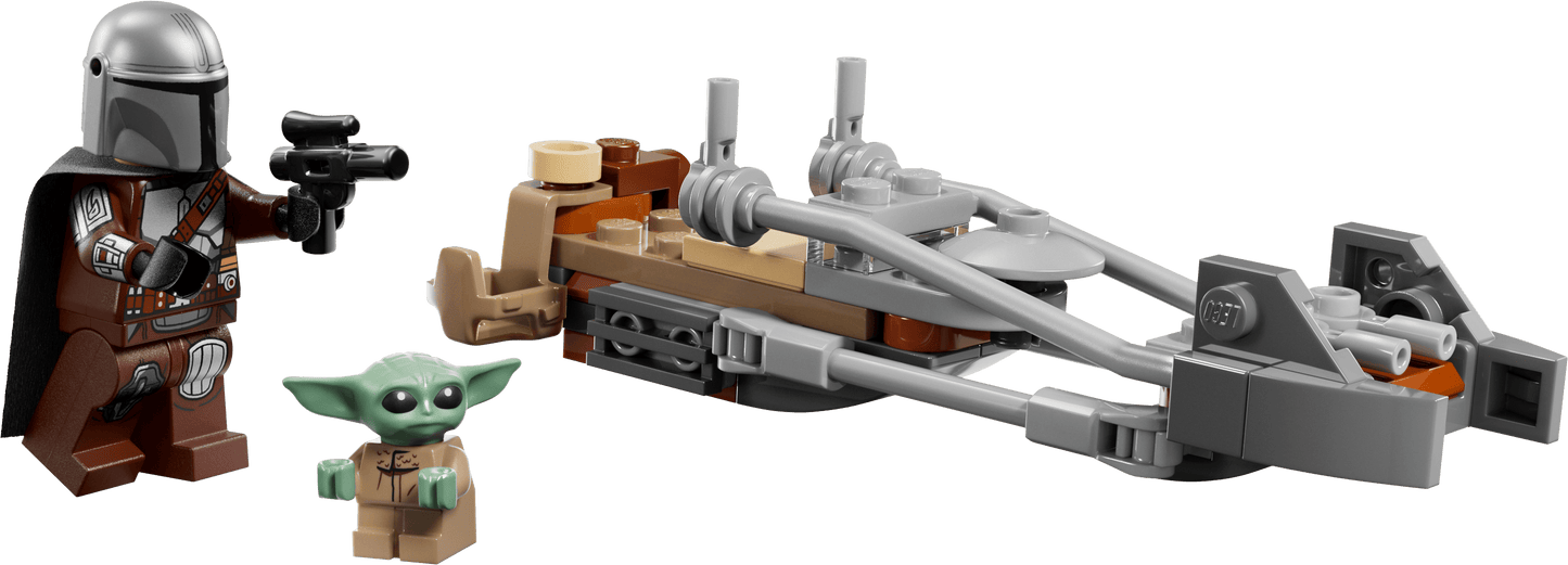 Vintage Lego Star Wars Lego Boxed Lego 75436  The Mandalorian & Grogu's Speeder Bike