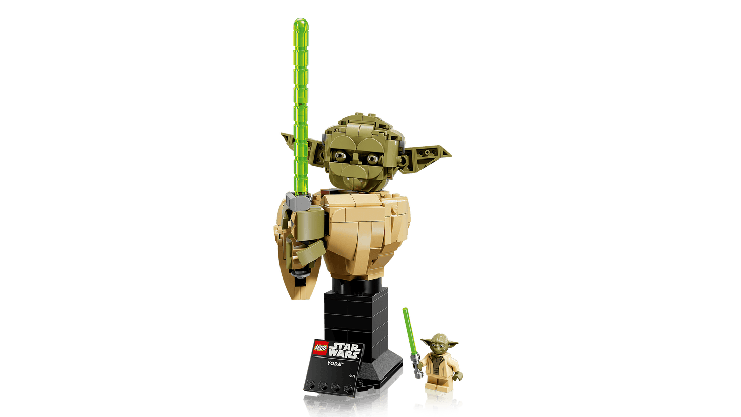 Vintage Lego Star Wars Lego Boxed Lego 75438  Yoda Bust