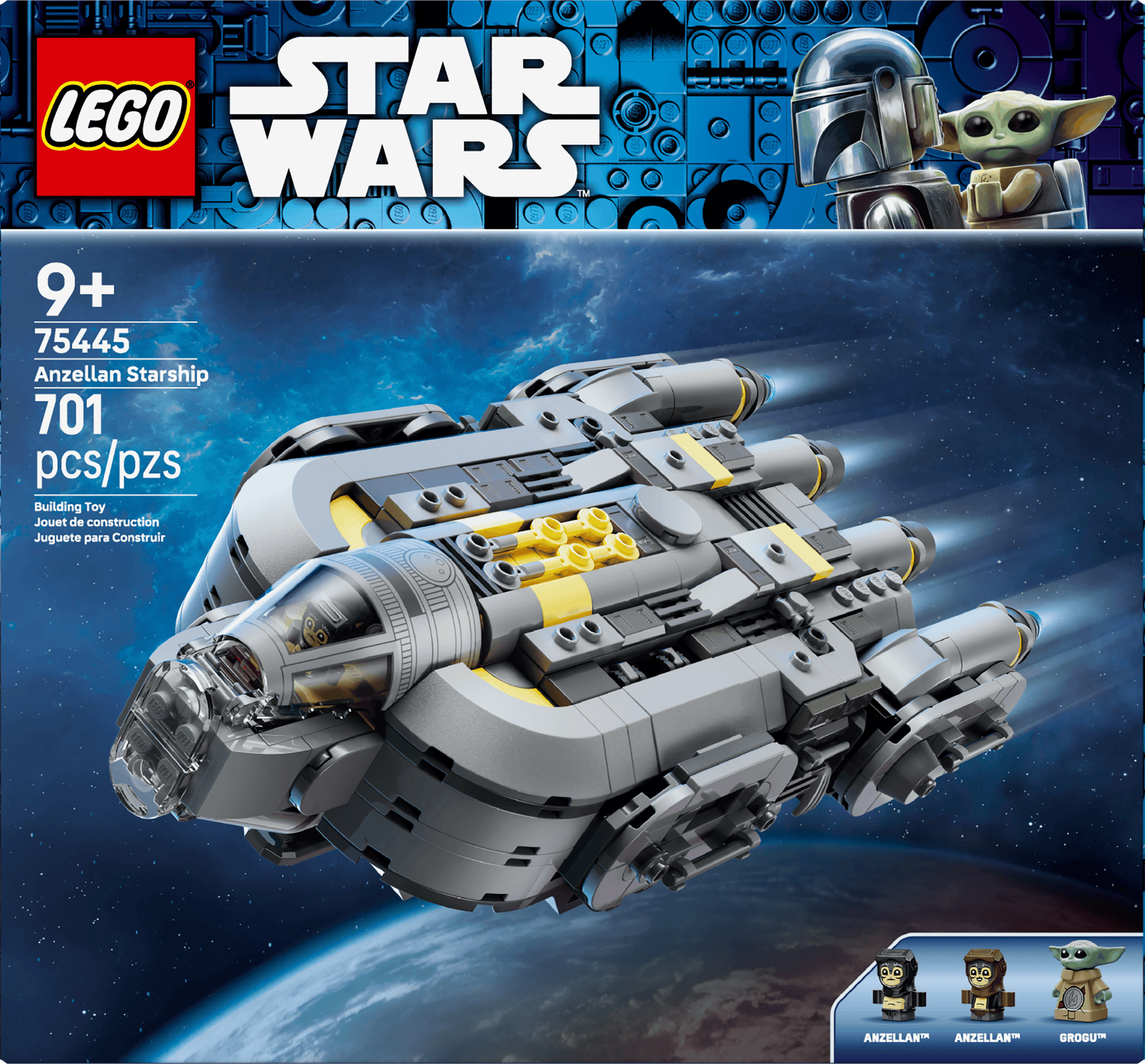 Vintage Lego Star Wars Lego Boxed Lego 75445  Anzellan Starship