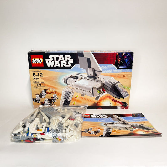Vintage Lego Star Wars Lego Boxed Lego 7659 Imperial Landing Craft (2007 Retired) - Complete w/ Box
