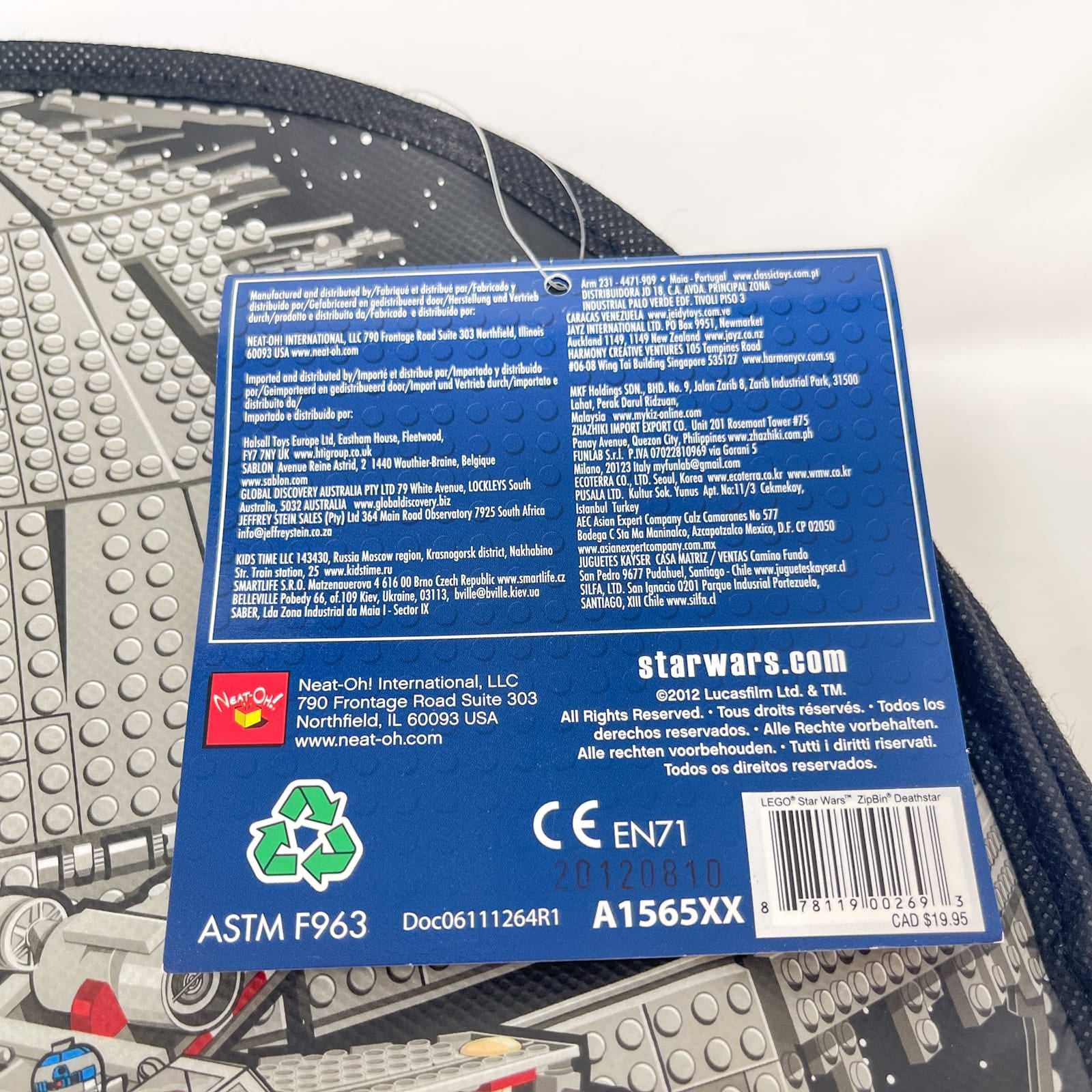 LEGO Death Star Transforming Toybox ZipBin (2014) – 4th Moon Toys
