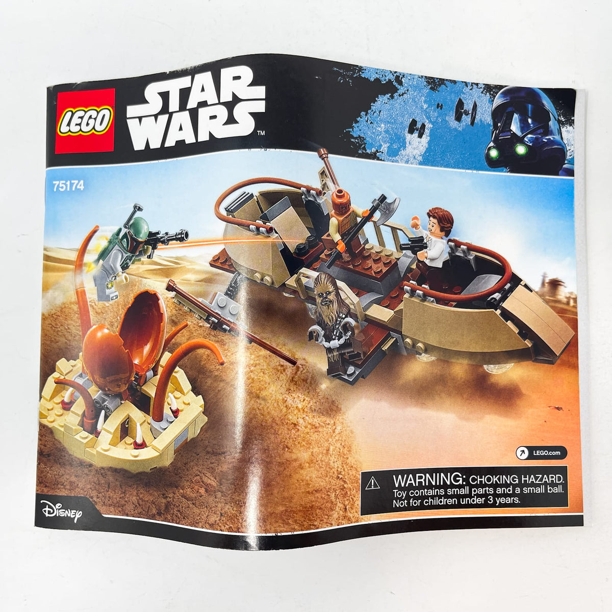 Vintage Lego Star Wars Lego Desert Skiff Escape 75174 - LEGO Star Wars (2017, Retired) - Loose Complete w/ Box
