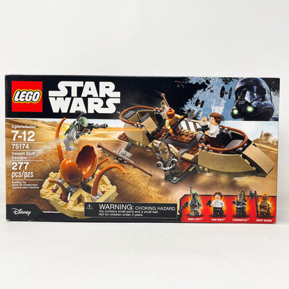 Vintage Lego Star Wars Lego Desert Skiff Escape 75174 - LEGO Star Wars (2017, Retired) - Loose Complete w/ Box