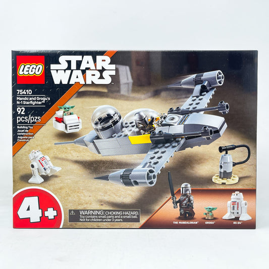 Vintage Lego Star Wars Lego Mando and Grogu’s N-1 Starfighter 75410 - LEGO Star Wars (2025) - Sealed