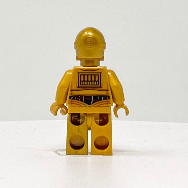 Vintage Lego Star Wars Lego Minifigure C-3PO - Printed Legs (Robot Limiter/Restraining Bolt) - SW0561 - Lego Minifigure