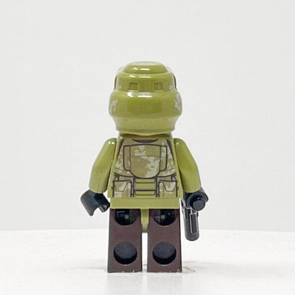 Vintage Lego Star Wars Lego Minifigure Clone Scout Trooper, 41st Elite Corps (Phase 2) - Kashyyyk Camoflage - SW0518 - Lego Minifigure